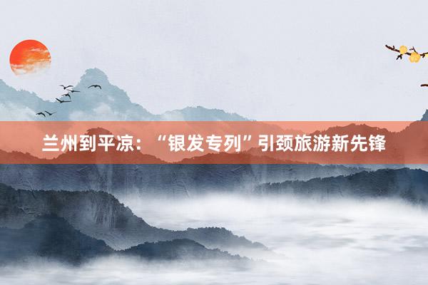 兰州到平凉：“银发专列”引颈旅游新先锋
